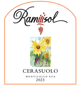 Cerasuolo 2023 label